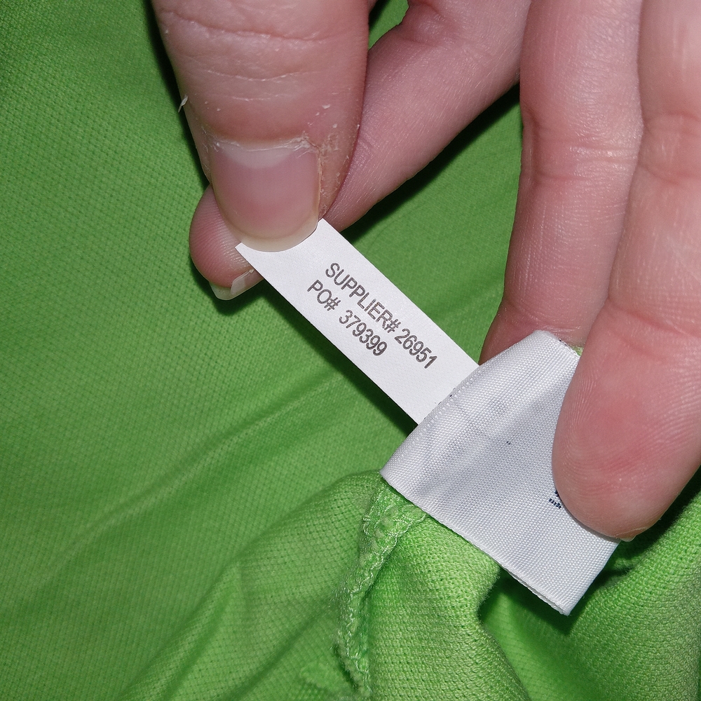Polo Ralph Lauren Lime Green Polo Shirt Mens LT Purple Pony Preppy Golf Classic - Picture 13 of 13